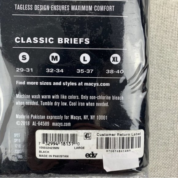 Alfani Men's 5-Pk. Briefs size L - Picture 6 of 10